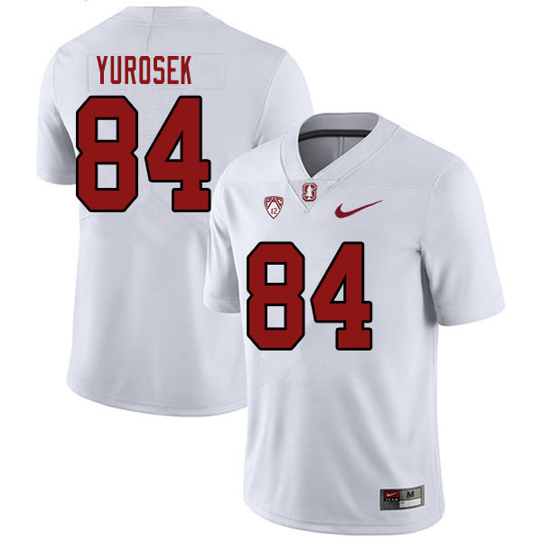 Men #84 Benjamin Yurosek Stanford Cardinal College Football Jerseys Sale-White - Click Image to Close